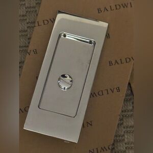 New BALDWIN Santa Monica Partial Pocket Door Trim Polished Chrome